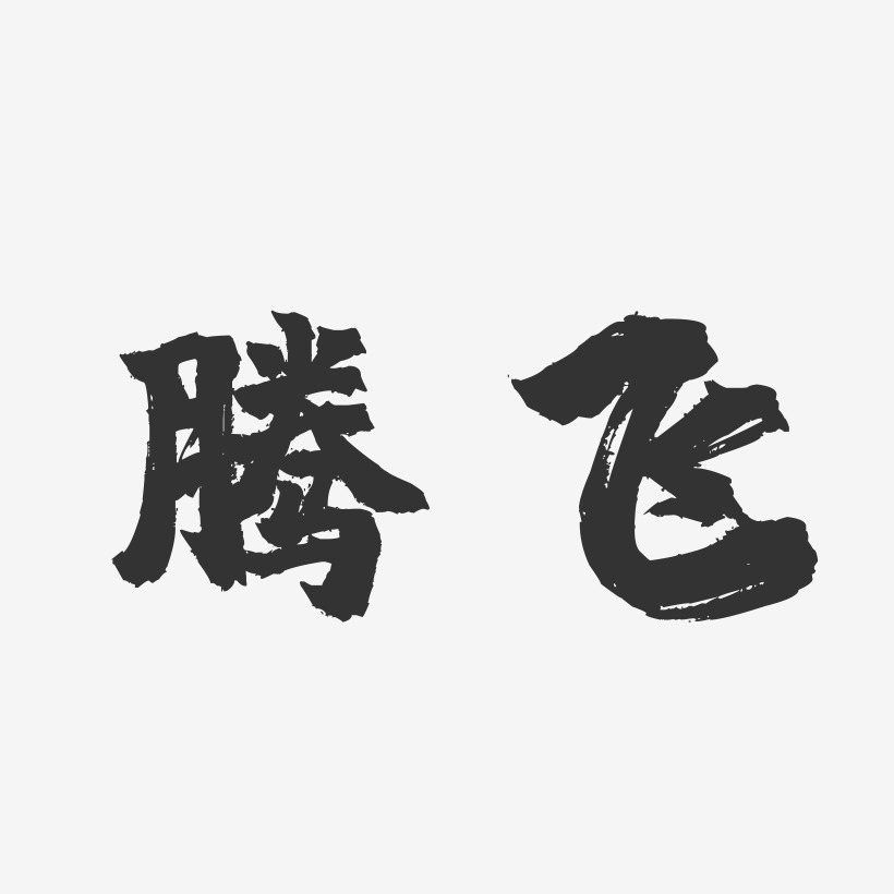 腾飞-镇魂手书字体签名设计