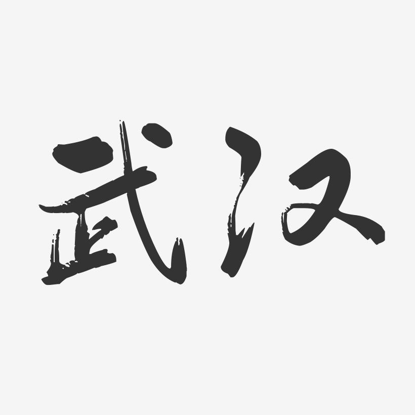 武汉-行云飞白字体设计