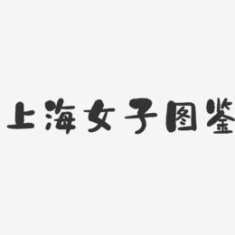 上海女子图鉴-石头简约字体