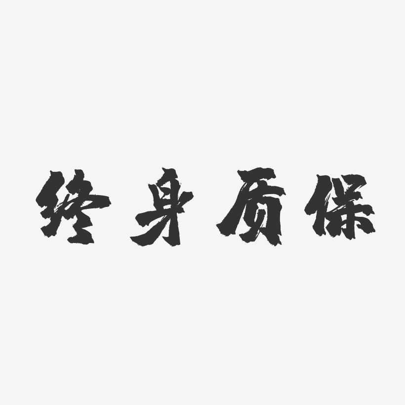 终身质保-镇魂手书艺术字生成