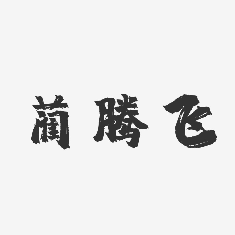 蔺腾飞-镇魂手书字体签名设计