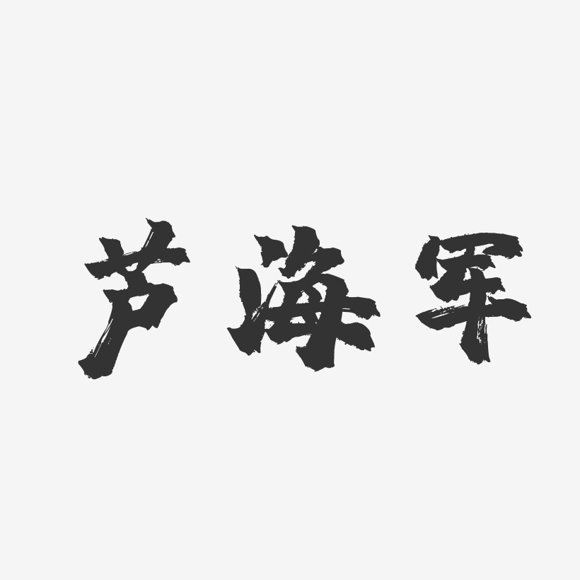 蘆海軍鎮魂手書藝術字簽名-蘆海軍鎮魂手書藝術字簽名圖片下載-字魂網