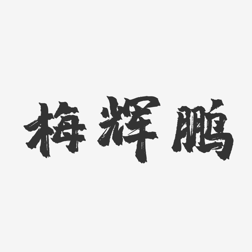 梅辉鹏-镇魂手书字体签名设计