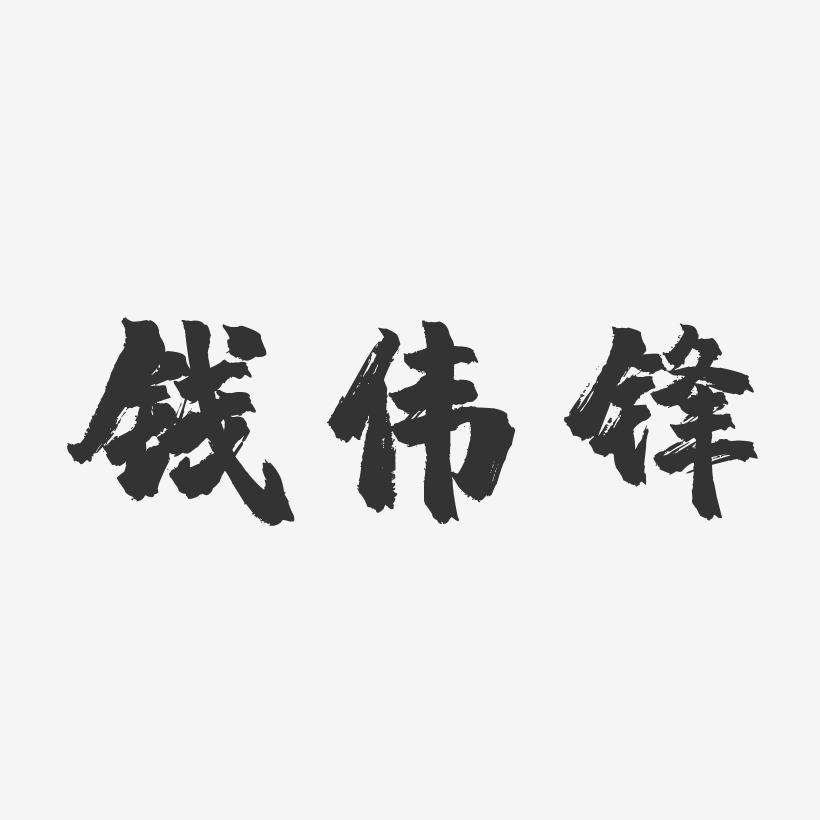 钱伟锋-镇魂手书字体签名设计