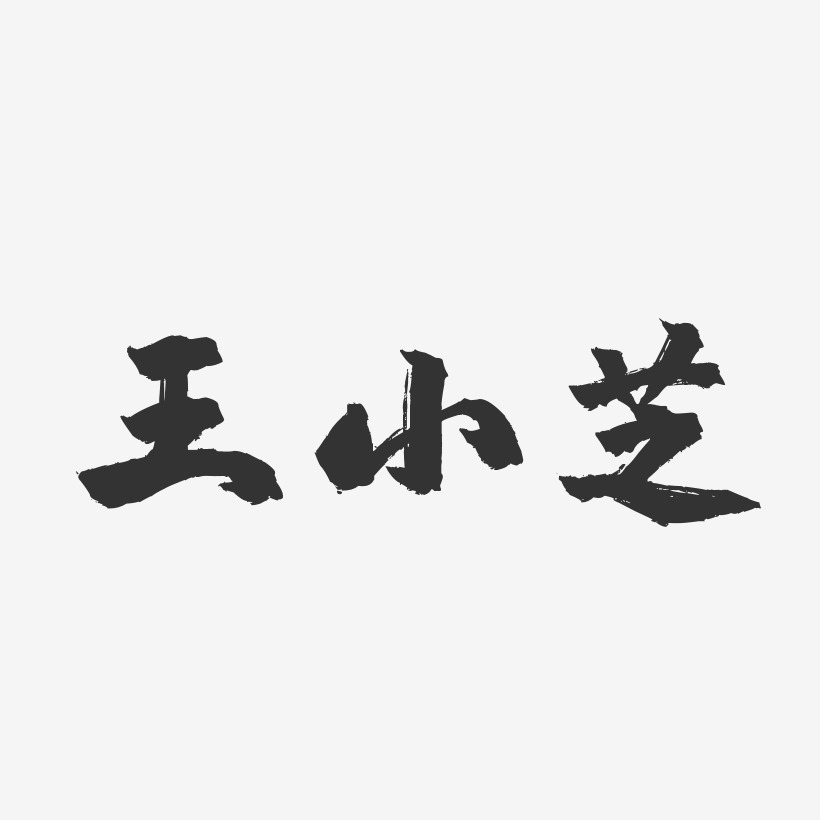 王小芝-镇魂手书字体签名设计