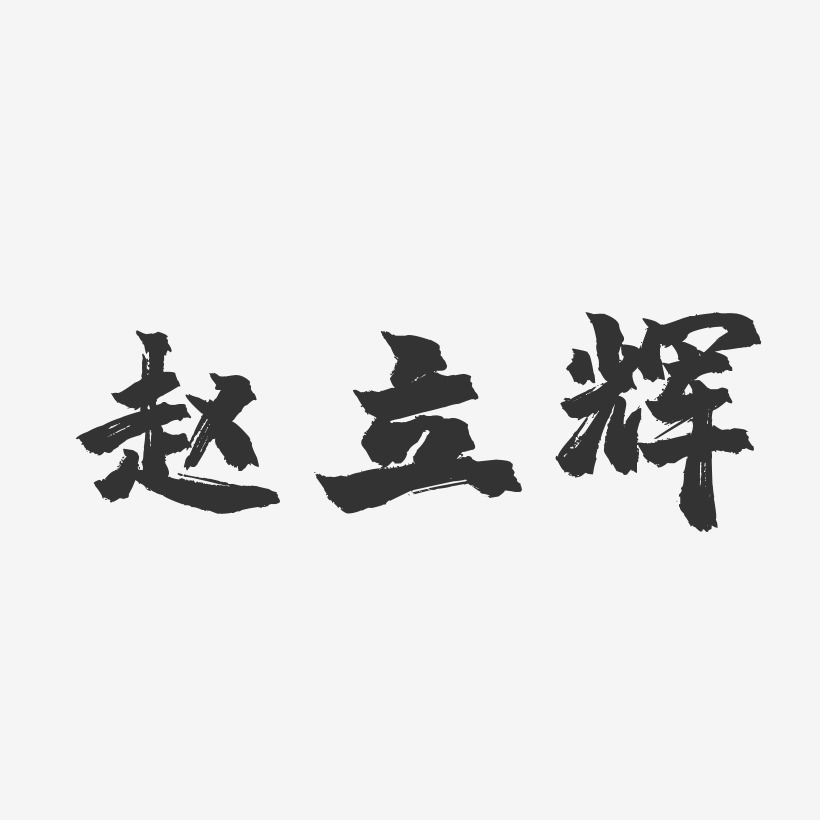 赵立辉-镇魂手书字体艺术签名