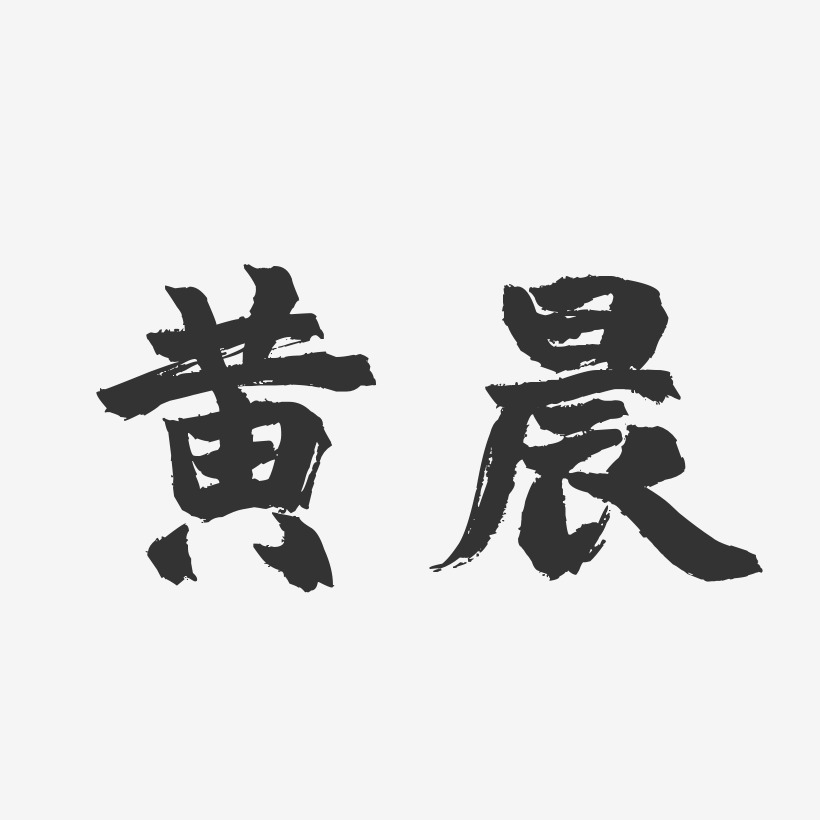 黄晨-镇魂手书字体签名设计