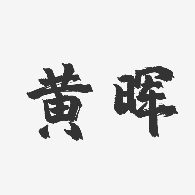 黄晖-镇魂手书字体签名设计