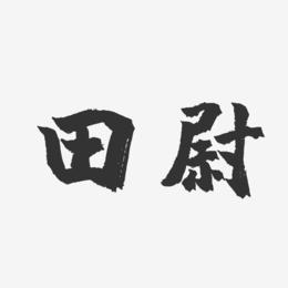 田尉-镇魂手书字体签名设计