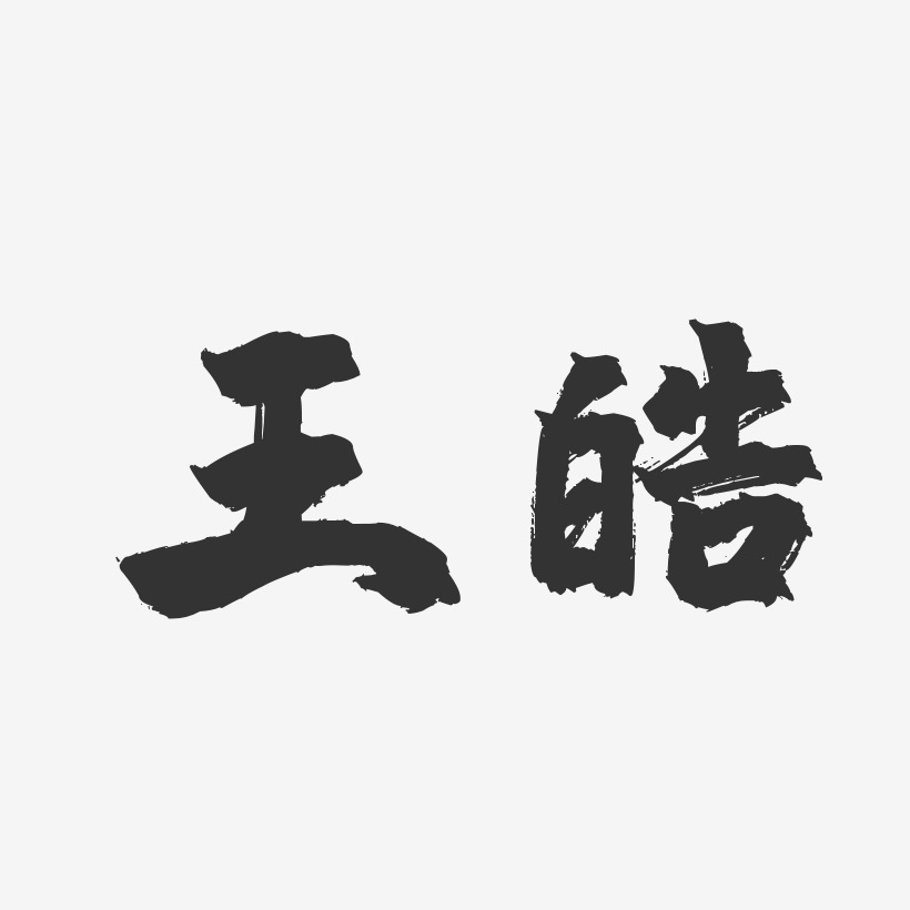 王皓-镇魂手书字体签名设计