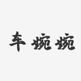 车婉婉-镇魂手书字体艺术签名