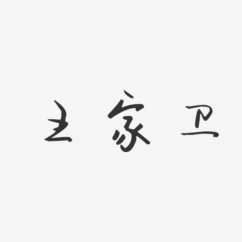 王家卫-汪子义星座体字体艺术签名