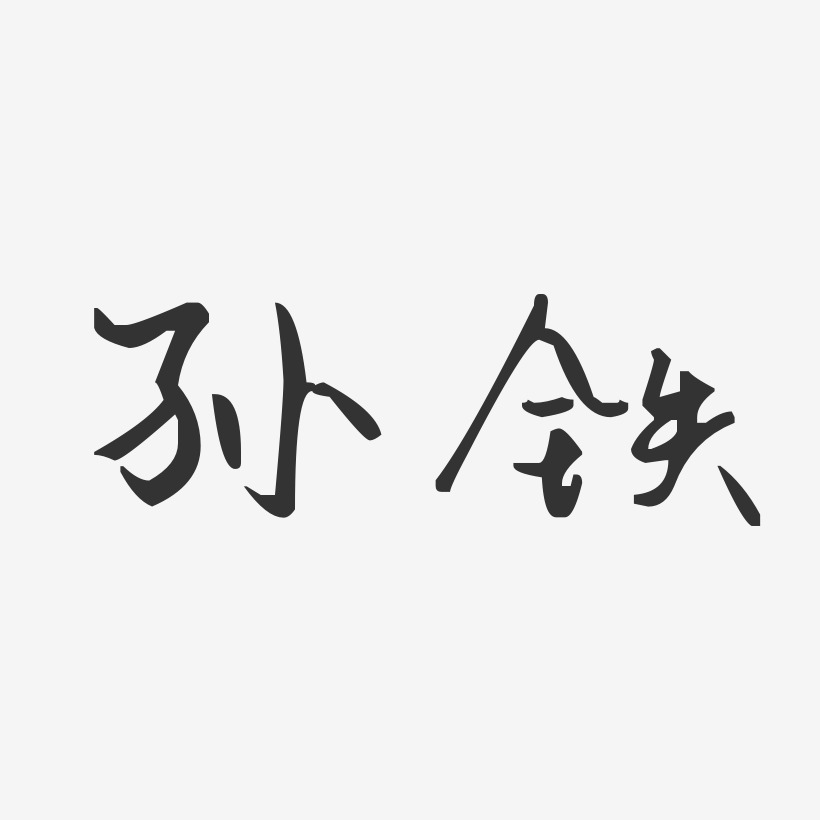 孙铁-汪子义星座体字体签名设计