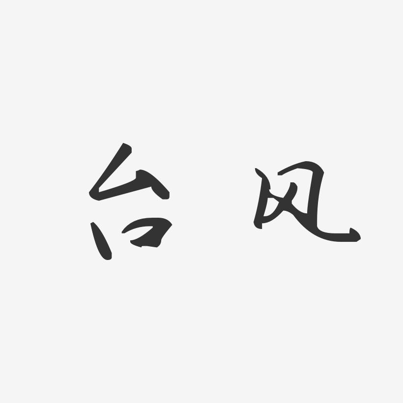 台风-汪子义星座体字体签名设计