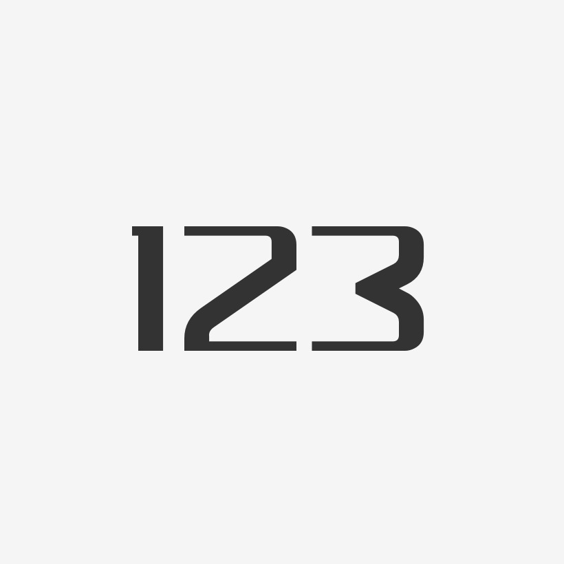 123-经典雅黑免抠素材