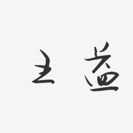 王益-汪子义星座体艺术字设计