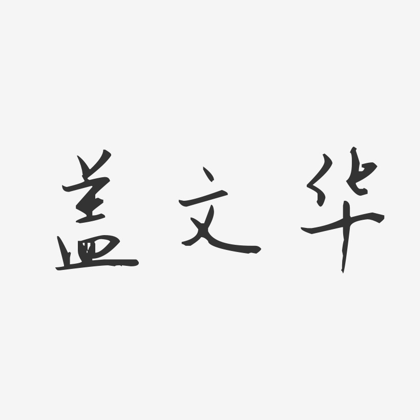 盖文华-汪子义星座体字体艺术签名