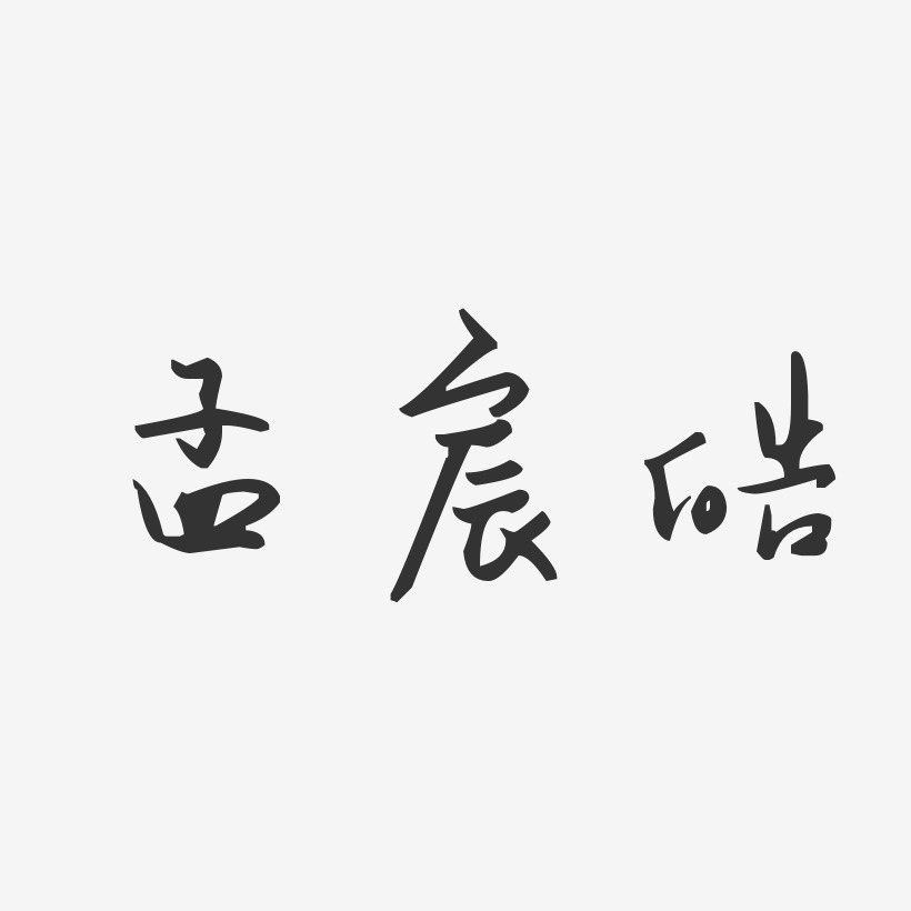 孟宸皓-汪子义星座体字体艺术签名