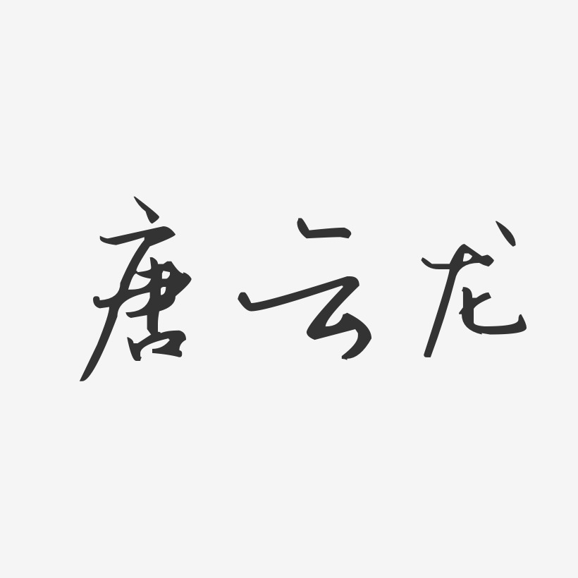 签名唐云龙-石头体字体艺术签名唐云龙-正文宋楷字体签名设计推荐排序