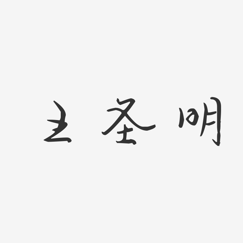 王圣明-汪子义星座体字体签名设计
