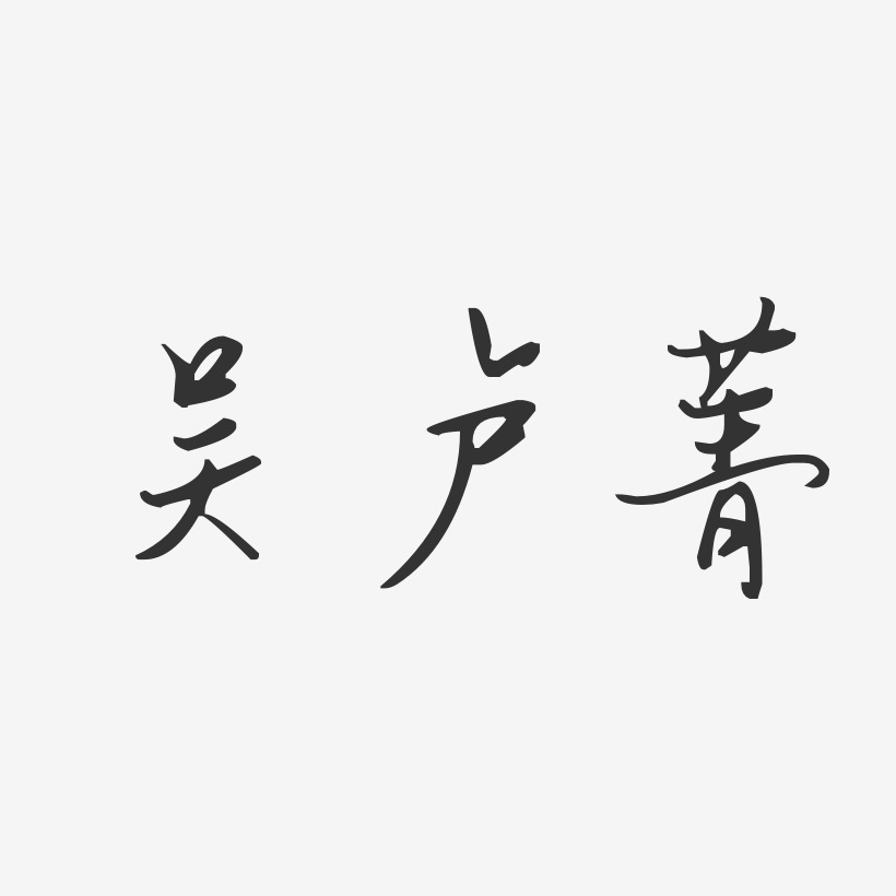 吴卢菁-汪子义星座体字体艺术签名