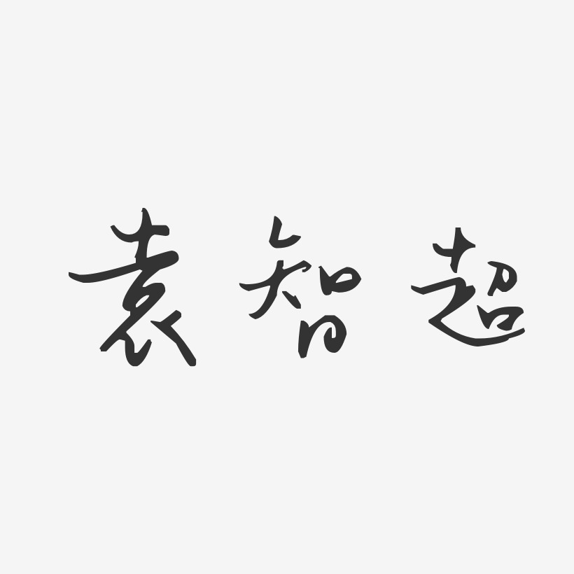 袁智超-汪子义星座体字体签名设计