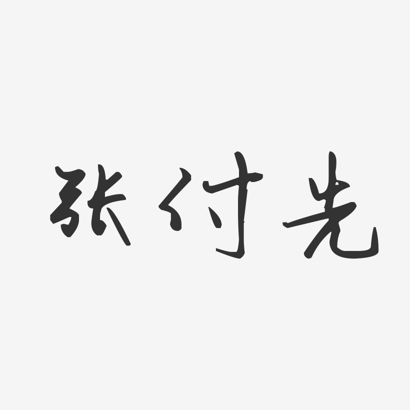 张付先-汪子义星座体字体签名设计