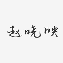 赵晓映-汪子义星座体字体签名设计