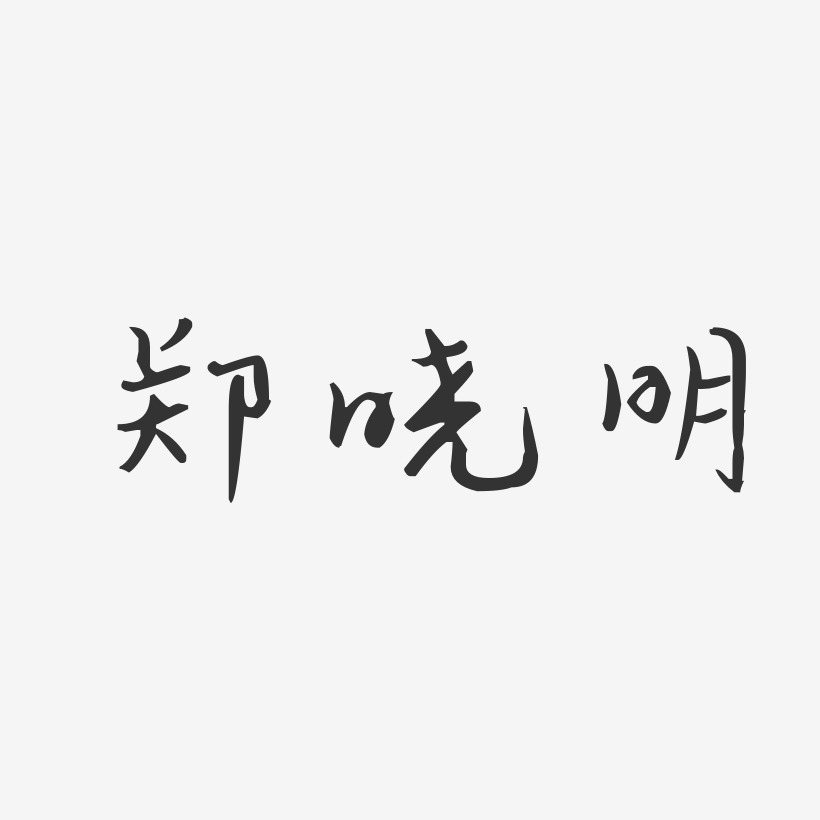 郑晓明-汪子义星座体字体签名设计