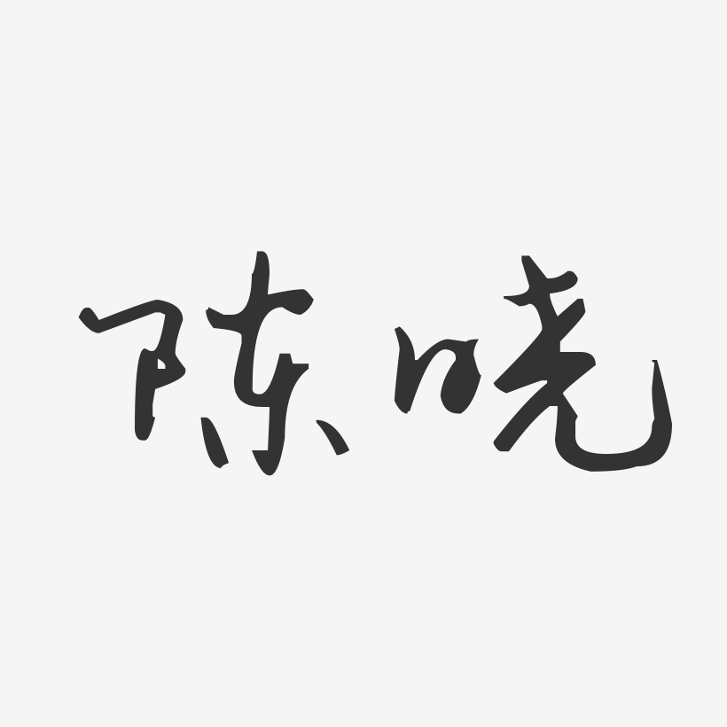 陈晓-汪子义星座体字体签名设计
