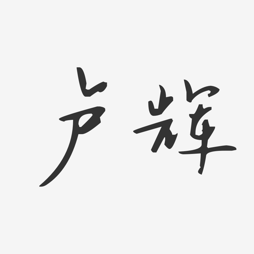 卢辉-汪子义星座体字体签名设计