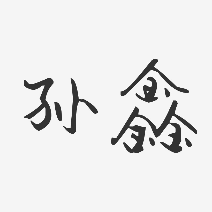 孙鑫-汪子义星座体字体签名设计