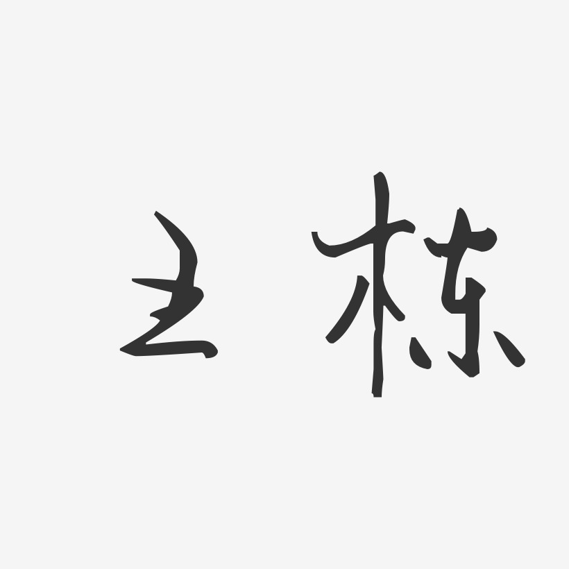 王栋-汪子义星座体字体签名设计