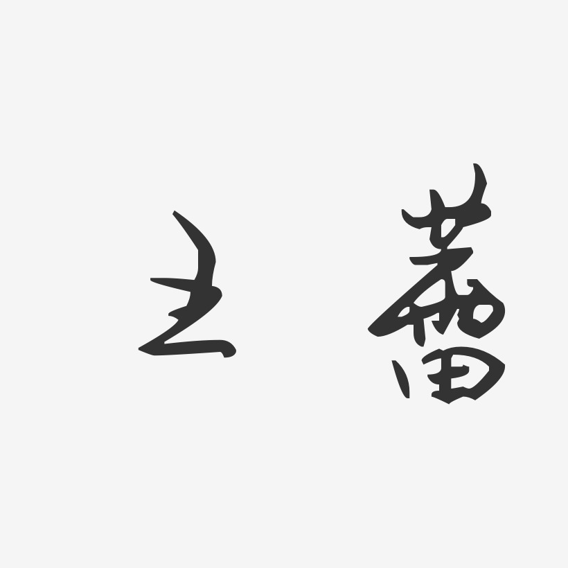 王蕾-汪子义星座体字体艺术签名