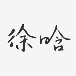 徐晗-汪子义星座体字体签名设计