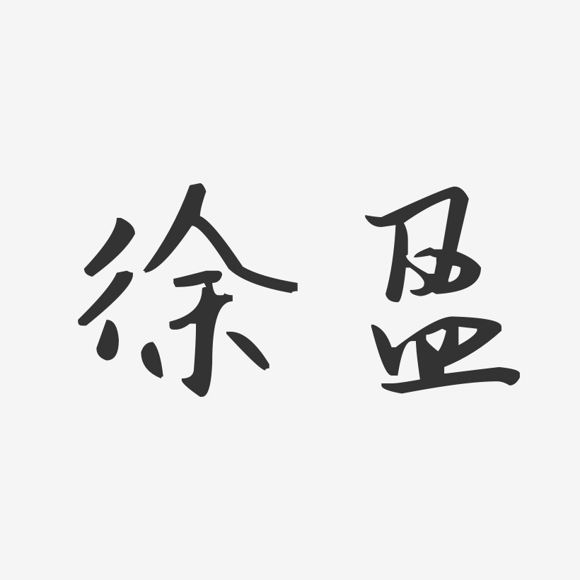 徐盈-汪子义星座体字体签名设计