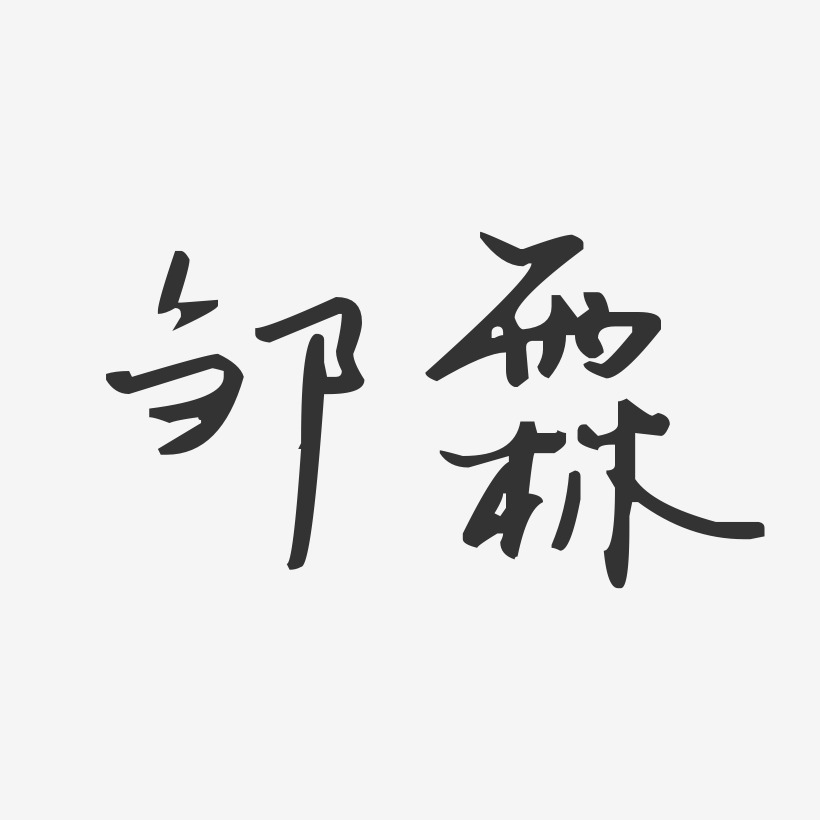 邹霖-汪子义星座体字体艺术签名