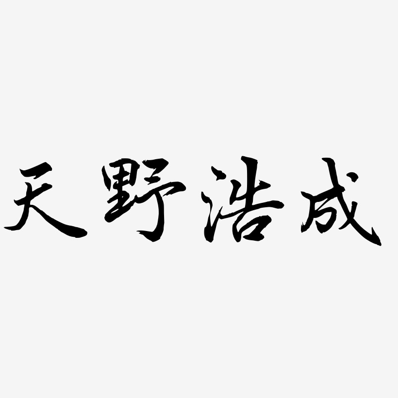 天野浩成-乾坤手书文案设计