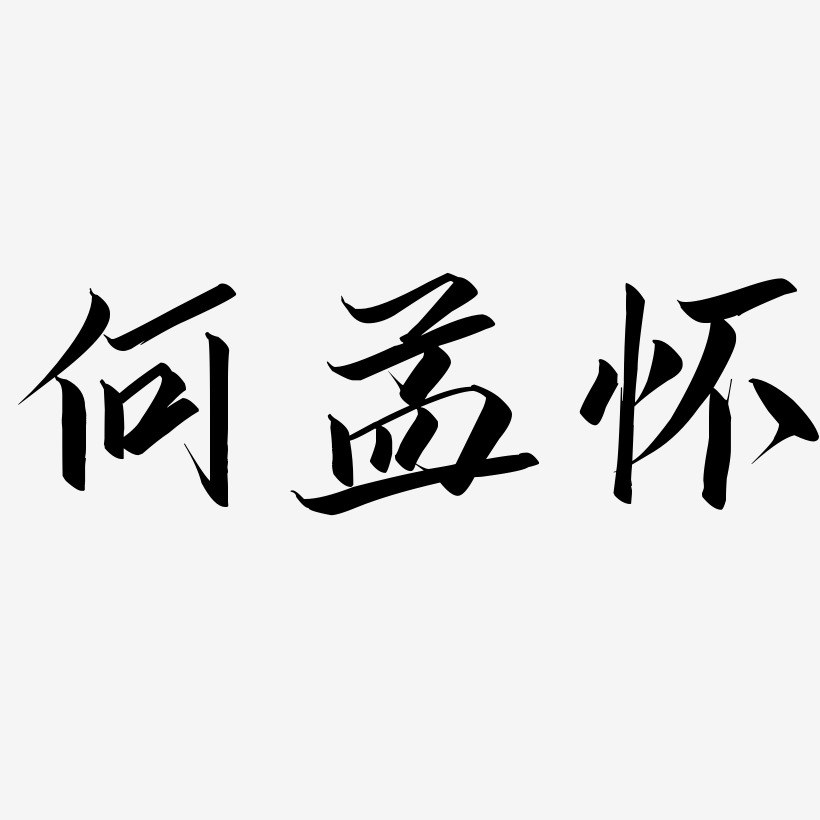 何孟怀-云霄体文字设计