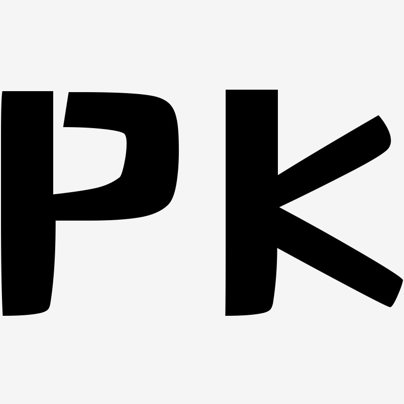 PK-布丁体创意字体设计