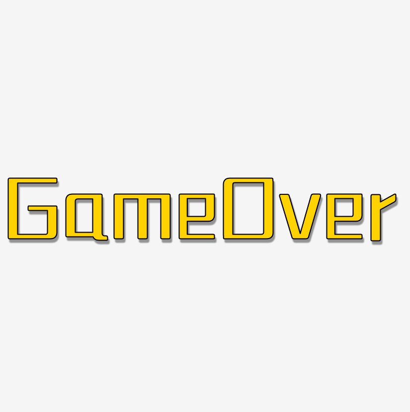 gameover-无外润黑体原创个性字体