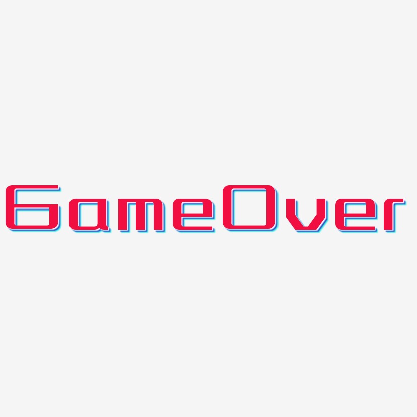 GameOver-经典雅黑字体下载