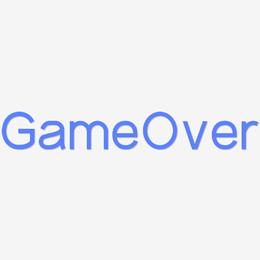GameOver-简雅黑海报文字
