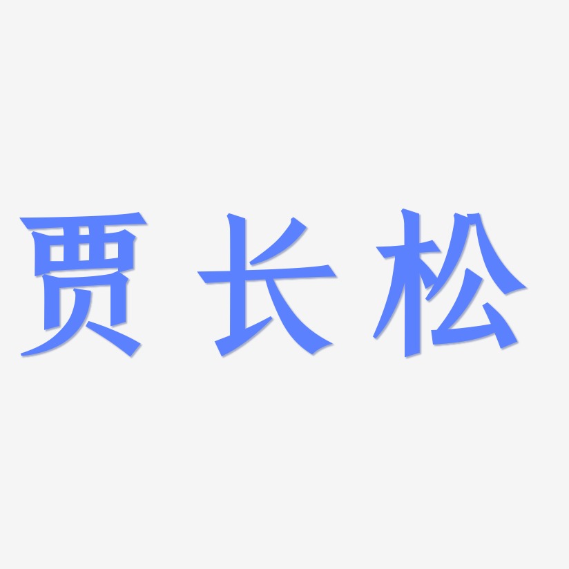 贾长松-手刻宋个性字体