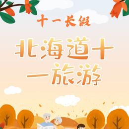 北海道十一旅游-字体元素艺术字