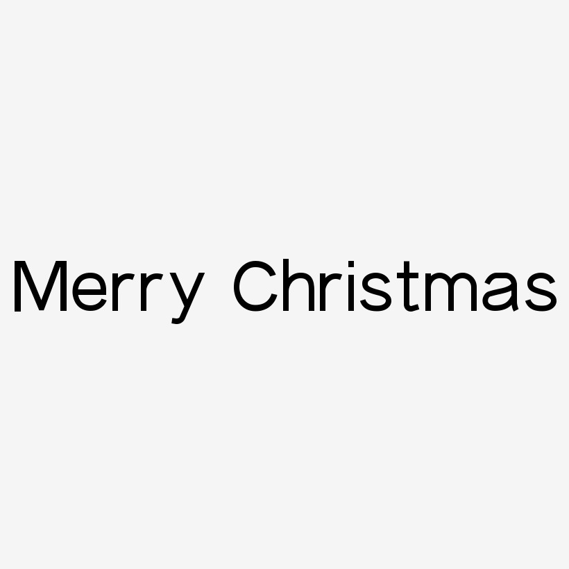 Merry Christmas字体设计字体下载 艺术字图片素材下载 字魂网