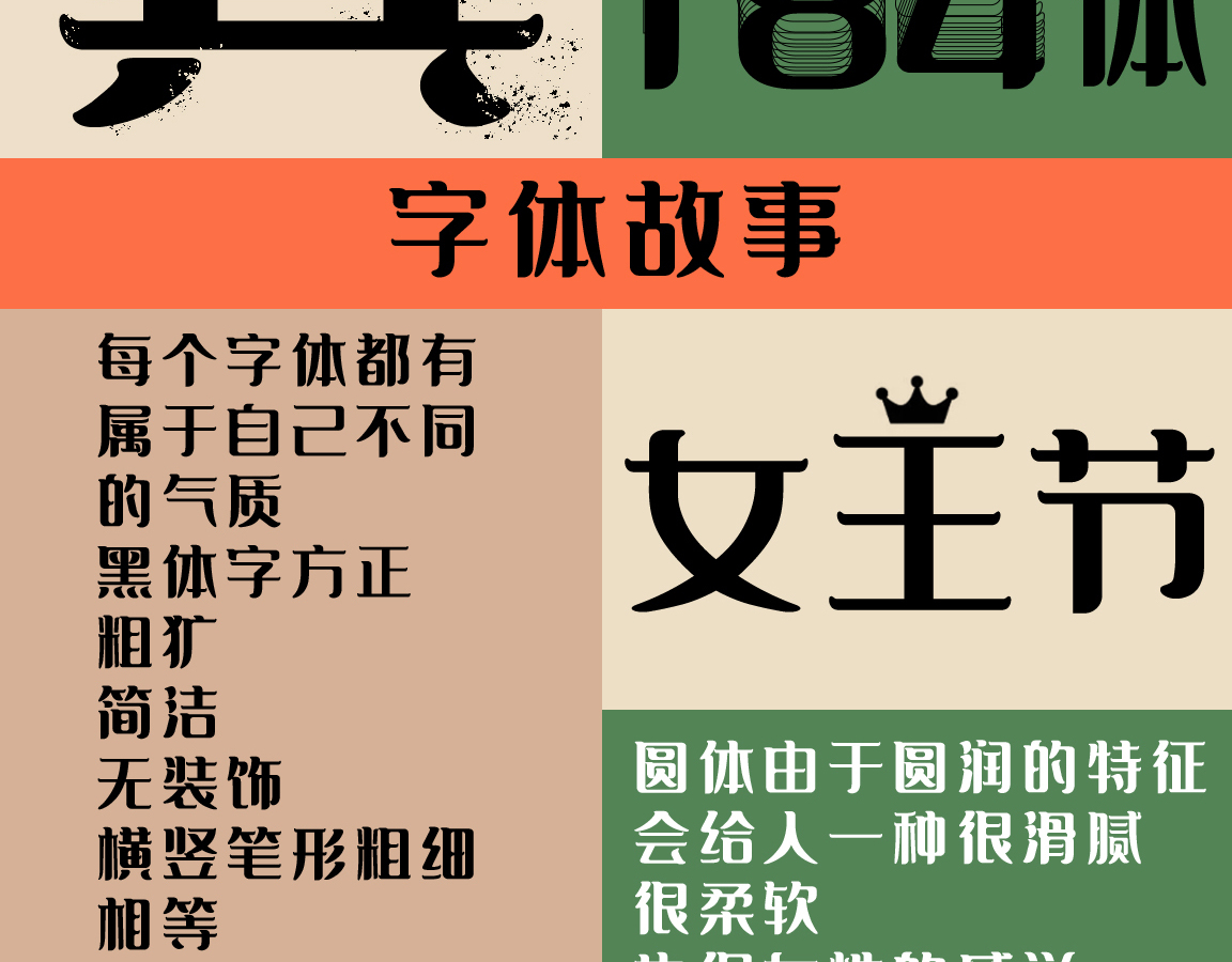 字魂银翼创世黑字体字形展示